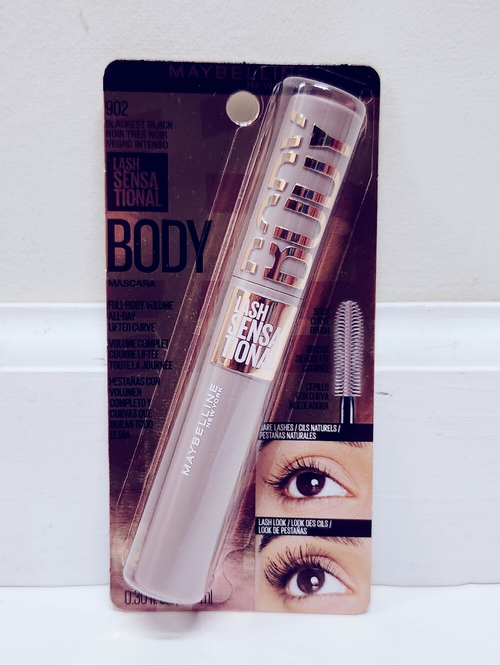 🐢2/$15 Maybelline Lash Sensational Body Mascara Blackest Black